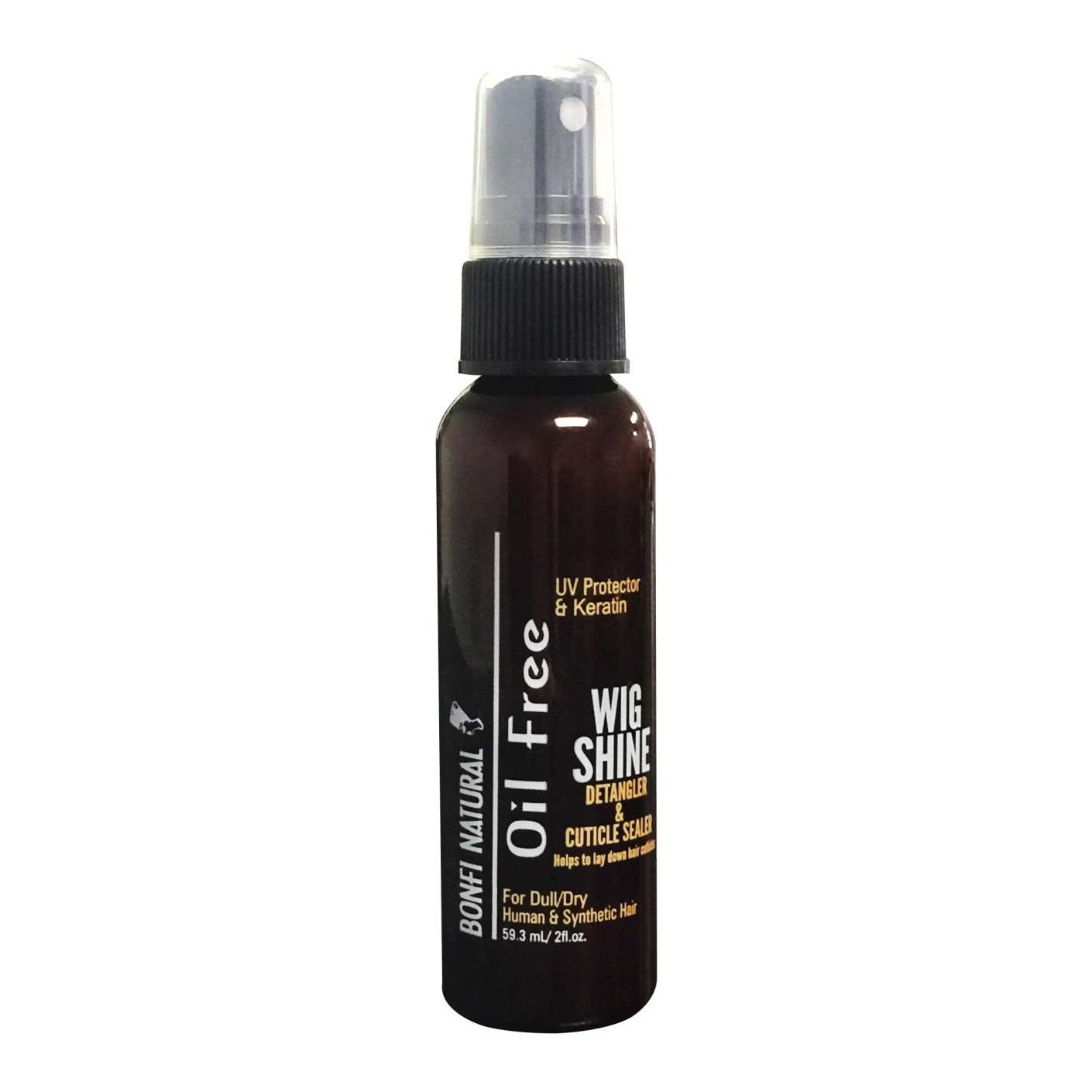 Bonfi Natural Oil Free Wig Shine Detangler Cuticle Sealer Bonfi Natural Oil Free Wig Shine Detangler Cuticle Sealer
