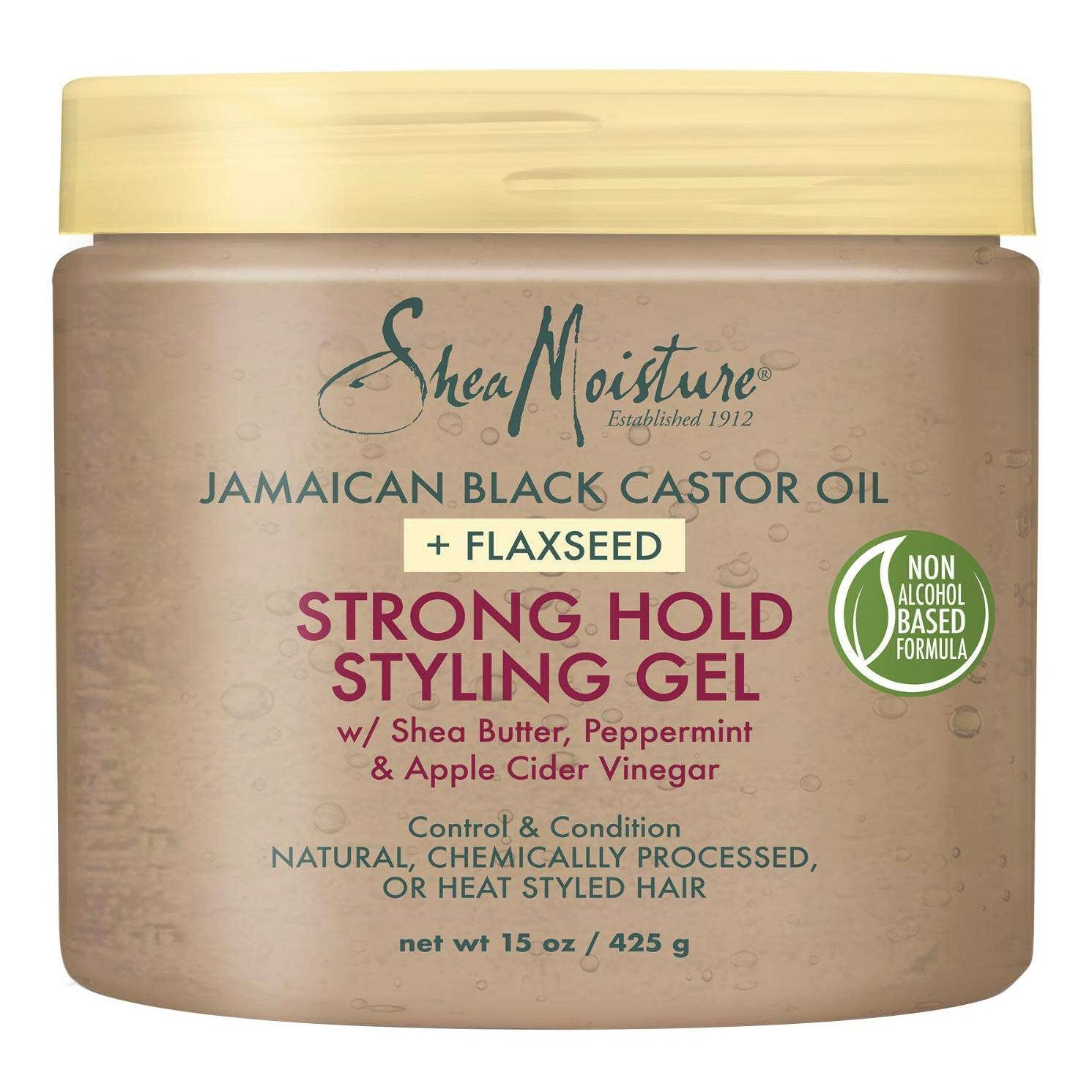 Shea Moisture Jamaican Black Castor Oil Flaxseed Strong Hold Styling Gel Shea Moisture Jamaican Black Castor Oil Flaxseed Strong Hold Styling Gel
