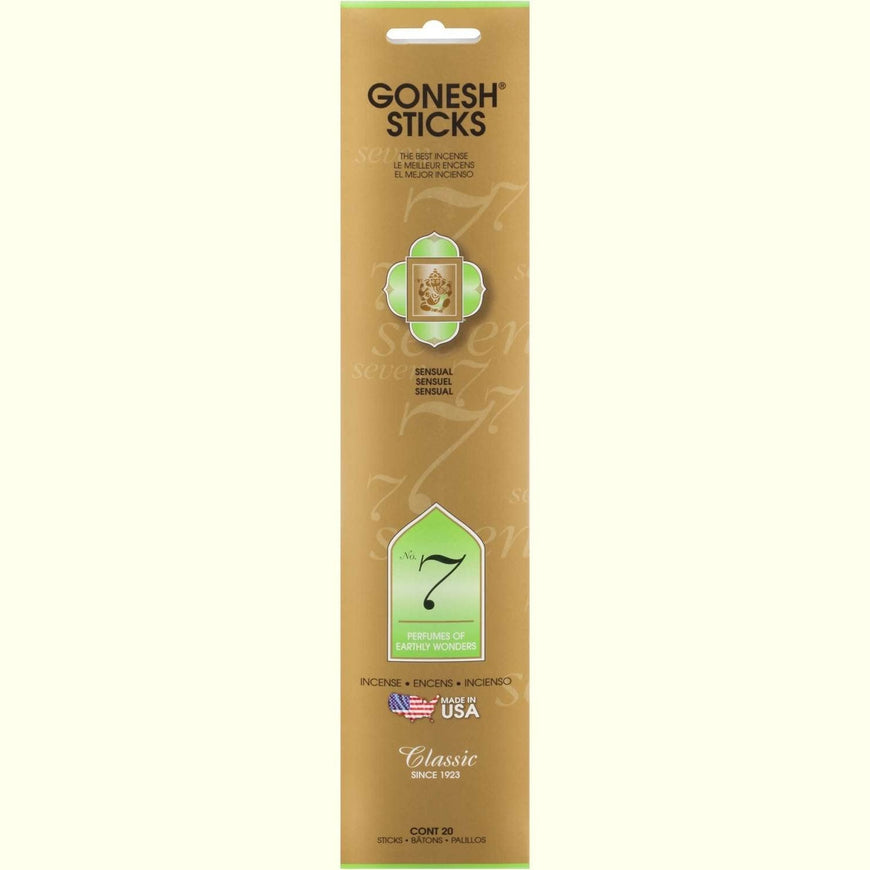 Gonesh Stick Classic 7 Earthly Wonders 20 Piece